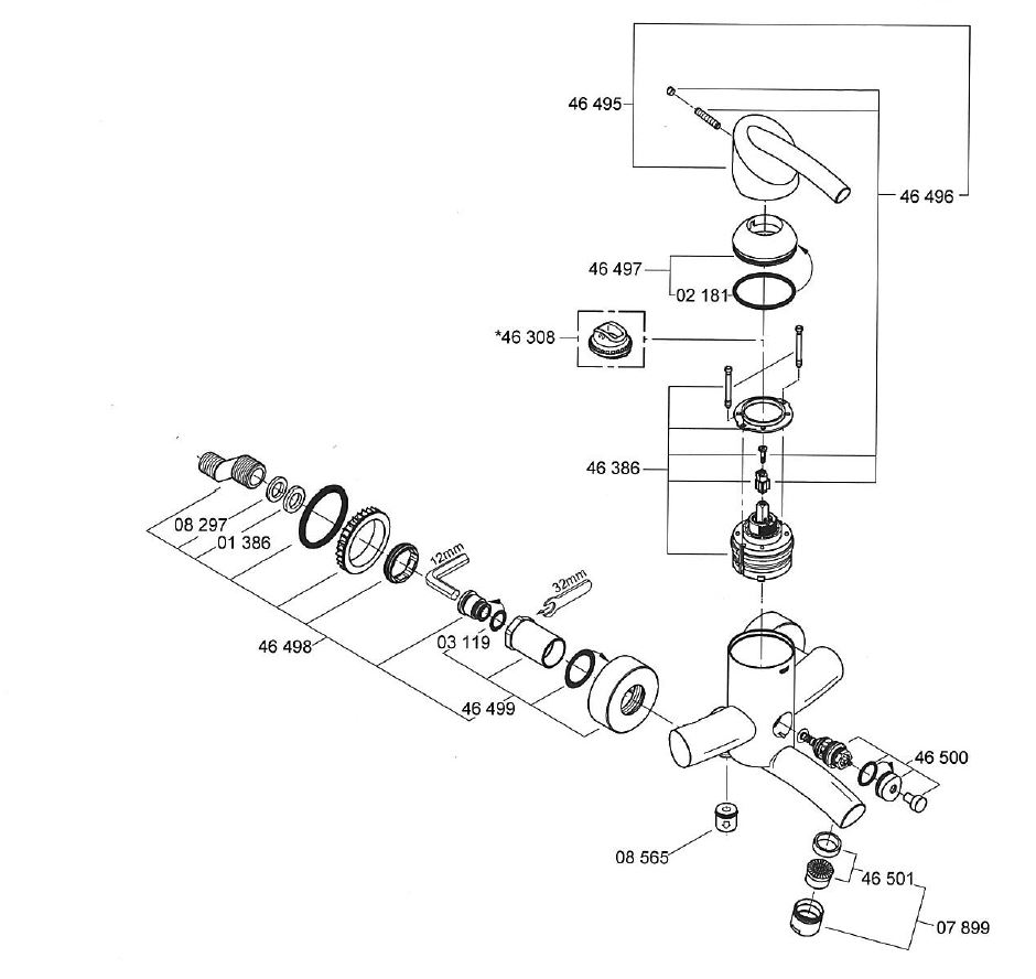 Nettoyage des cartouches thermostatiques (GROHE) (Page 1) – Dépannages et  Pièces détachés (mécanique maison) – Plombiers Réunis