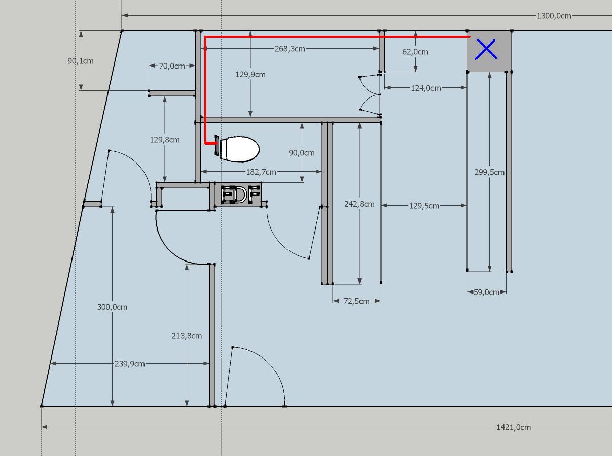 Quelle distance entre mur et WC ?