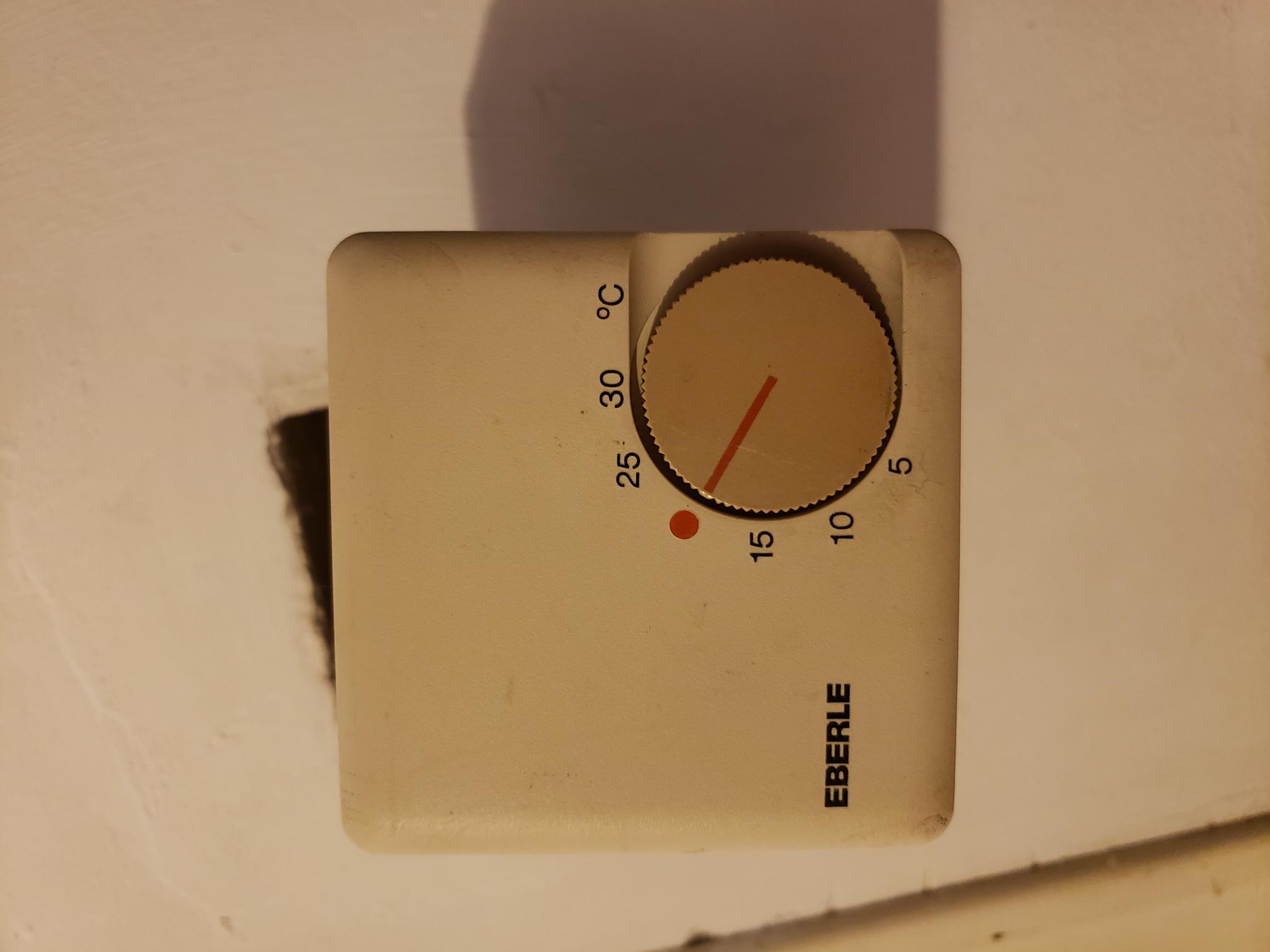 Changement de thermostat pour chauffage au sol