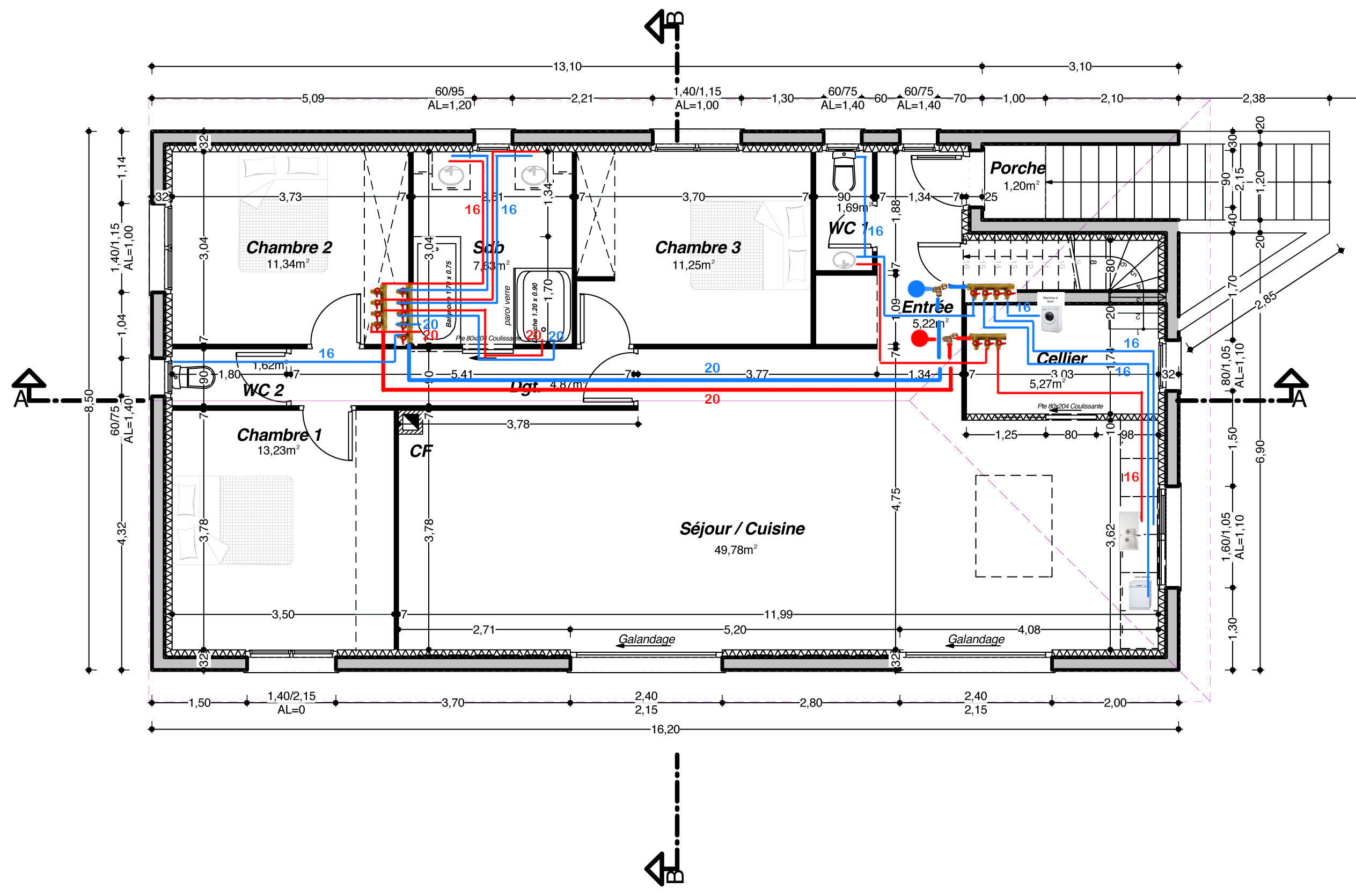 ETAGE - Plan alim eau.jpg, 542.54 kb, 2527 x 1669