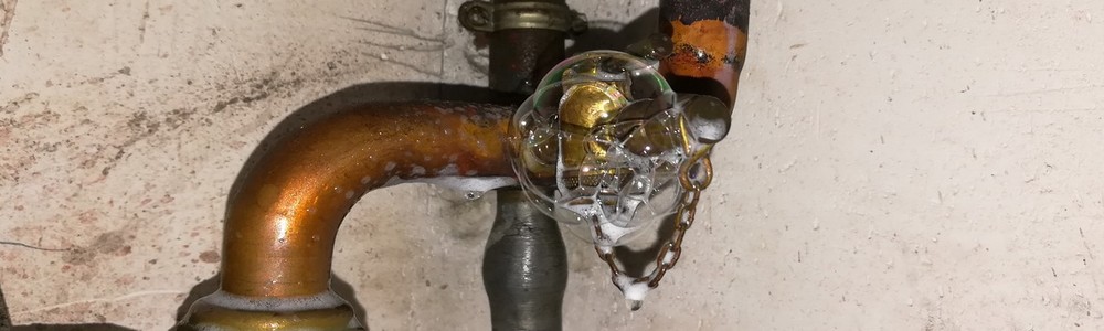 Bulles sur raccords GAZ