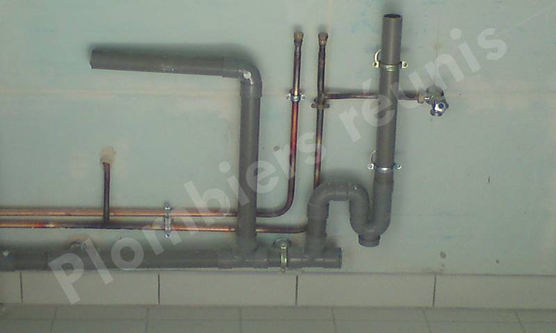 Installation de machine a laver