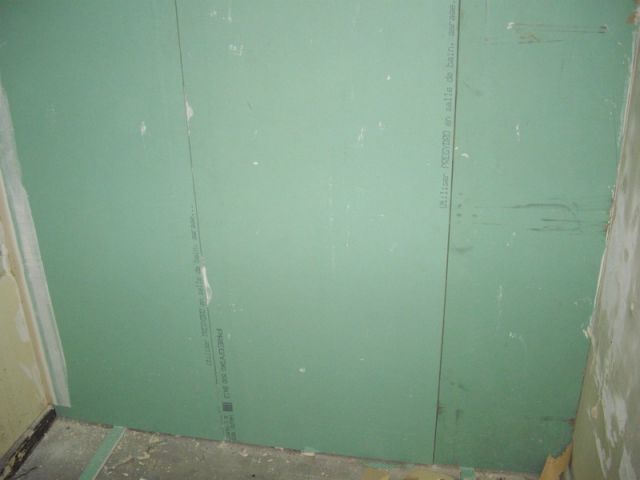 plaque de platre posés