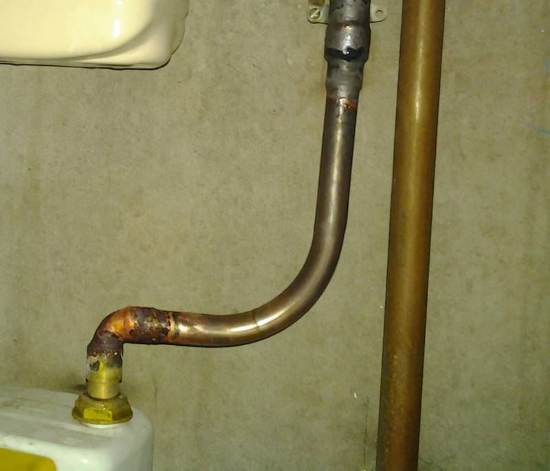 Tuyau de gaz remplacé