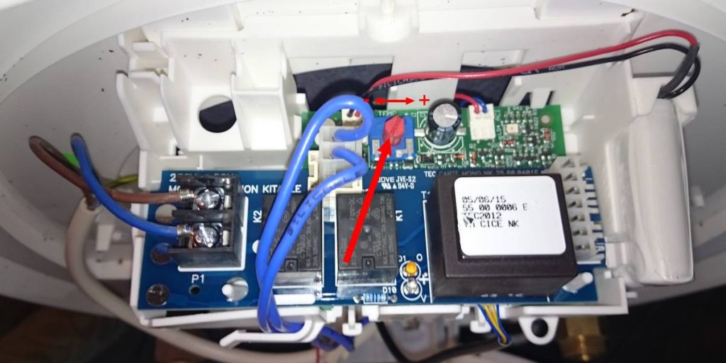 Résistance avec thermostat electronique