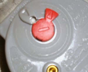 Molette de réglage de température