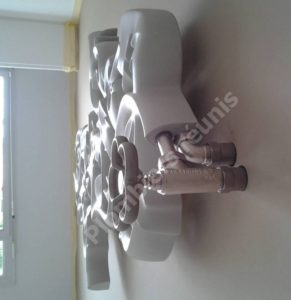 Detail raccordement radiateur