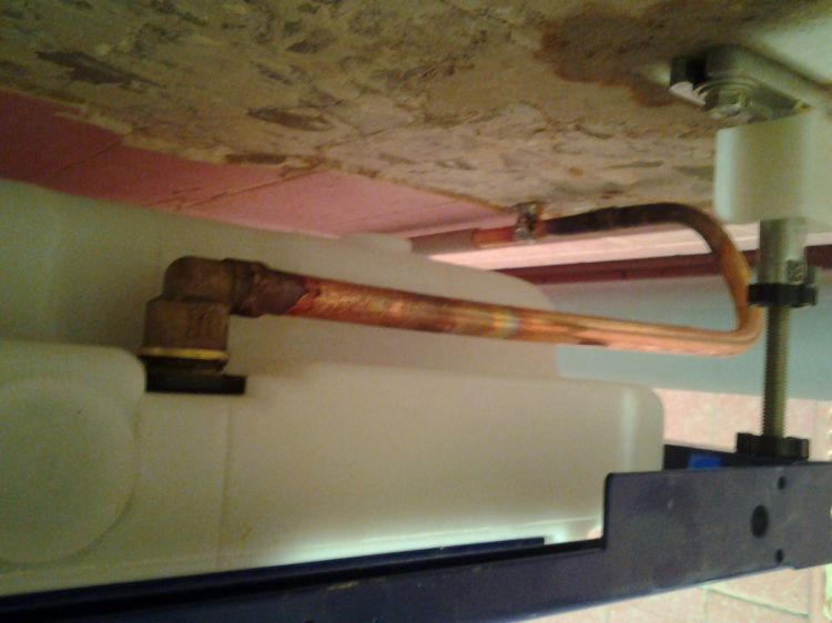 alimentation de Wc suspendu sans joints