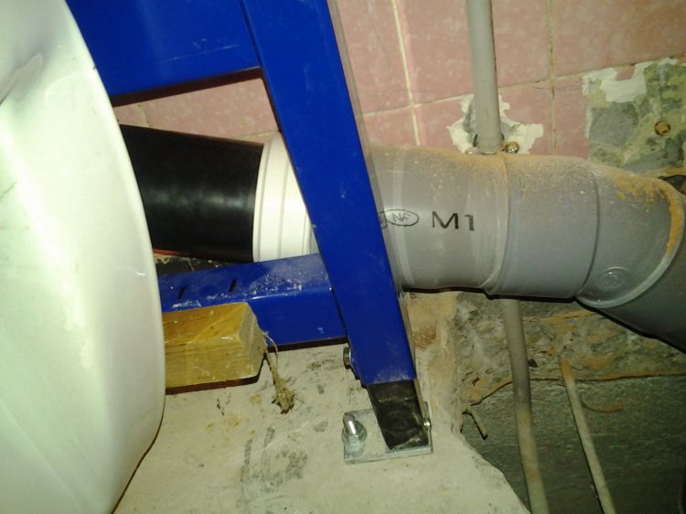 Evacuation avec manchette