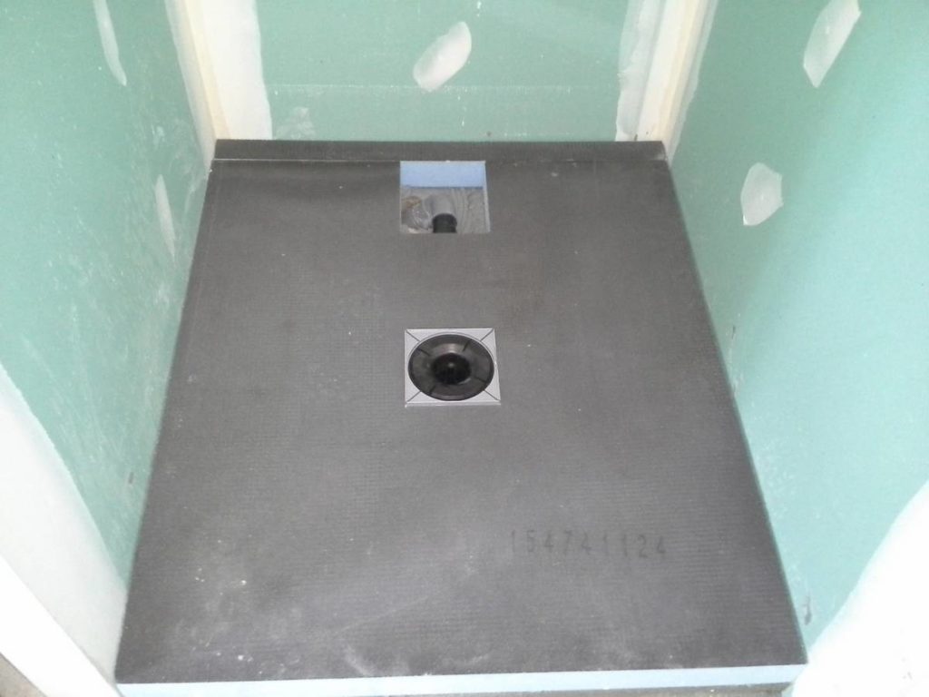 voici la receveur posé