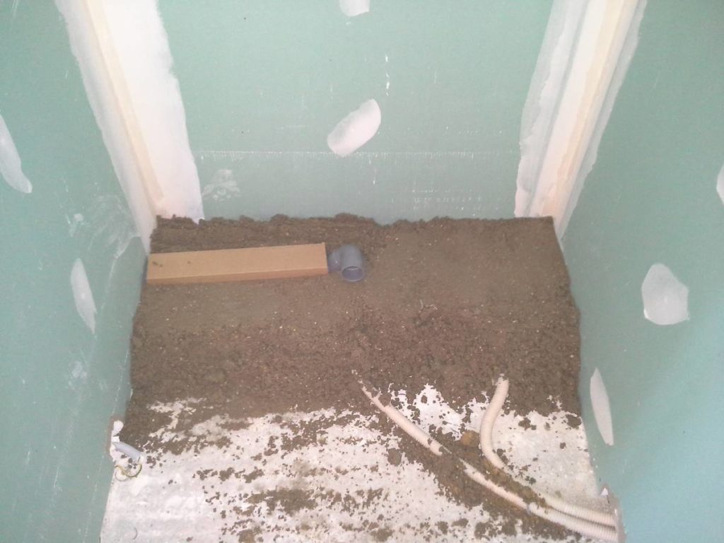 Faire une chape pour remonter