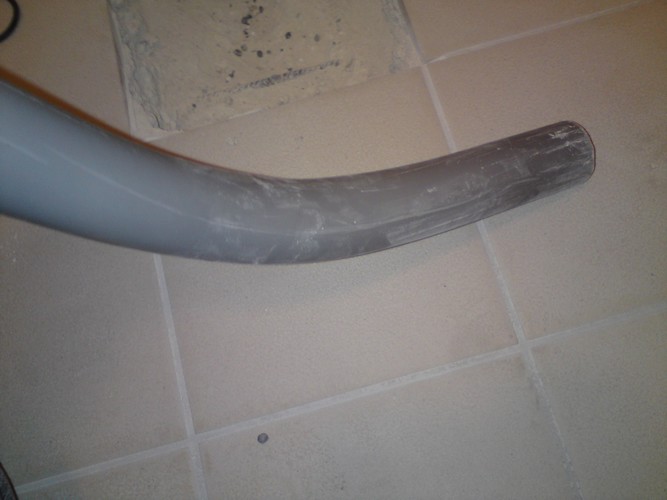 Chauffer le pvc si besoin