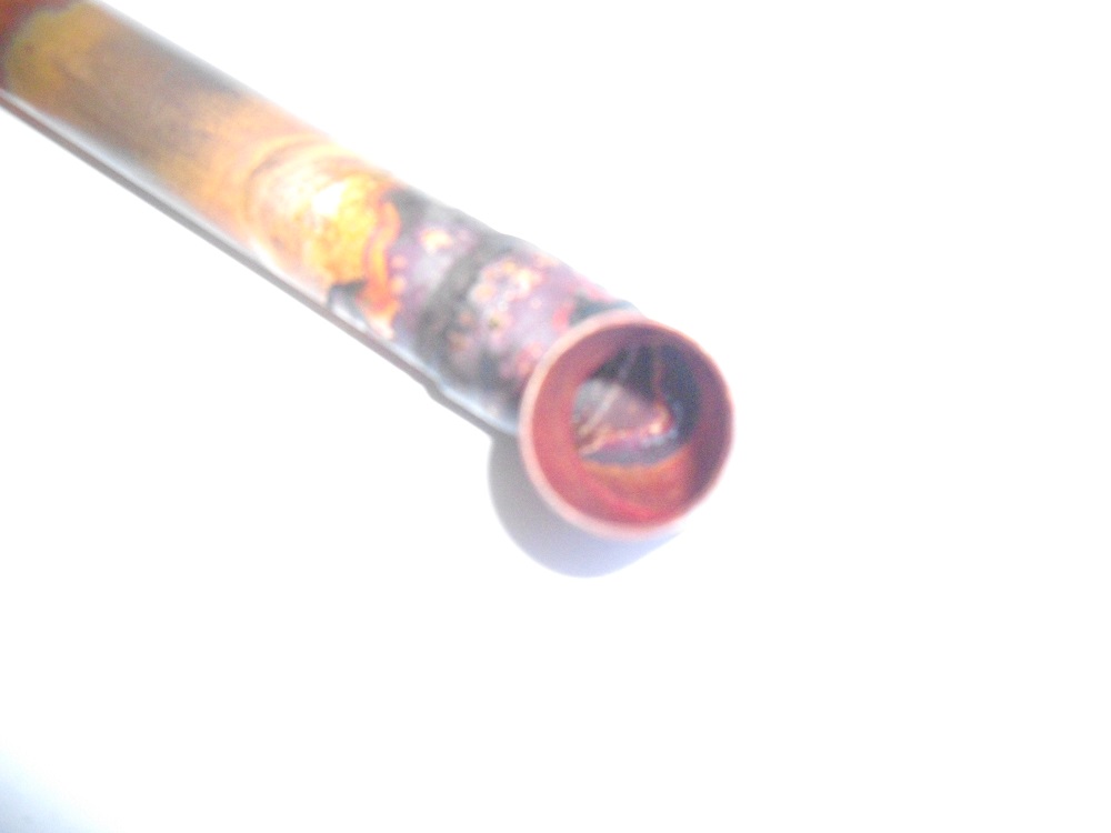 Brasure réalisé avec décapant