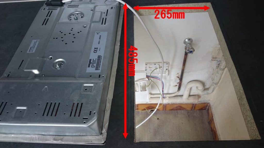 taille pour des plaques 2 feux