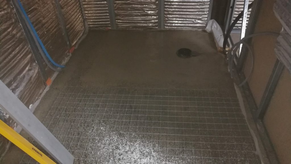 Coulage béton léger