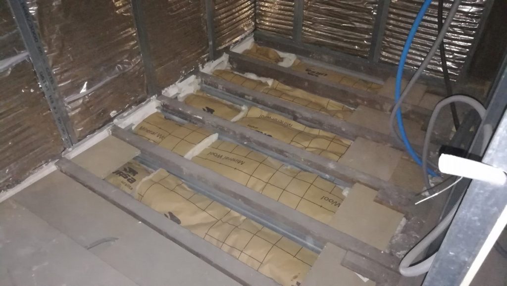 Couche de laine de verre