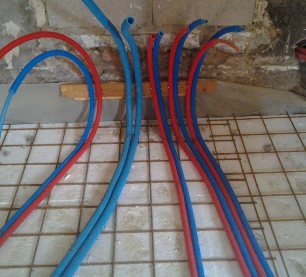 passage de PER dans la dalle