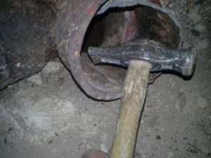 casser la partie intérieure