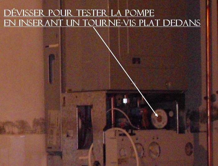 Déblocage de circulateur