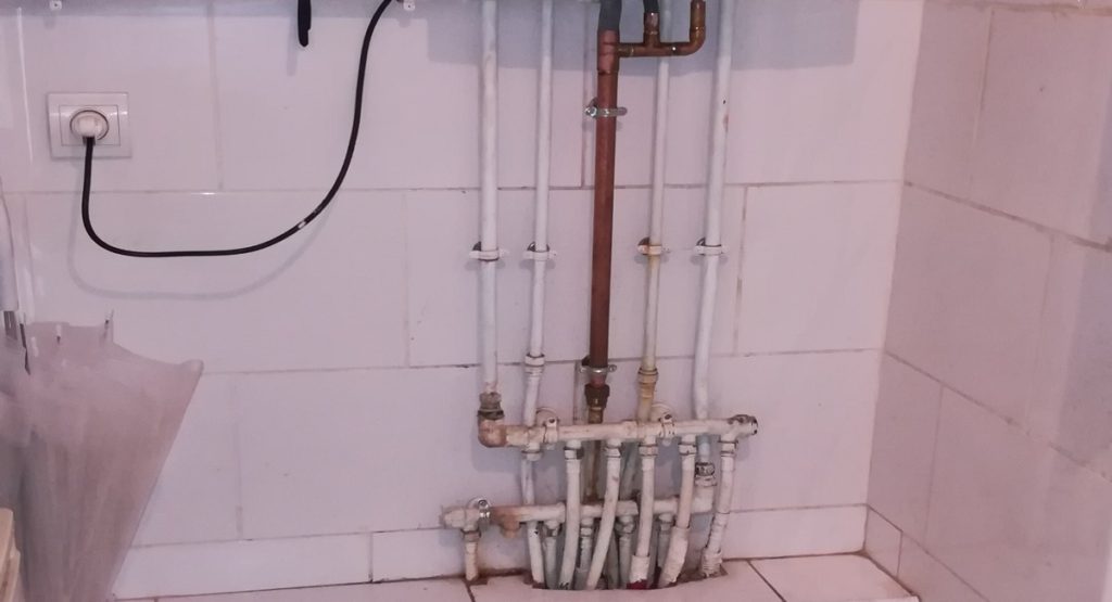 Tuyau oxydé remplacé