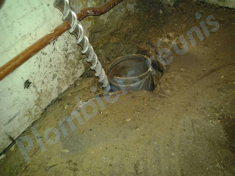 Degager autour du PVC