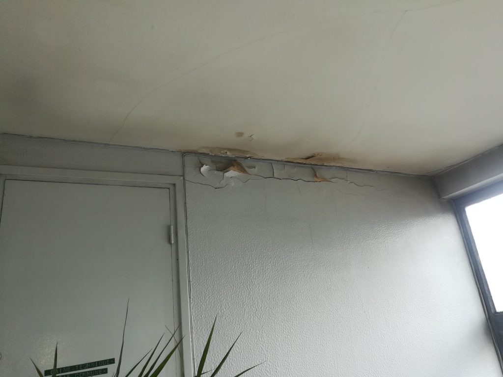 Dégats a cause des fuites