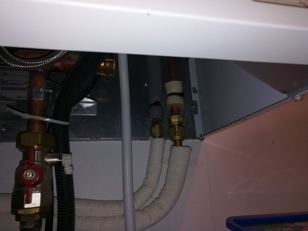 Raccord difficile d’accès