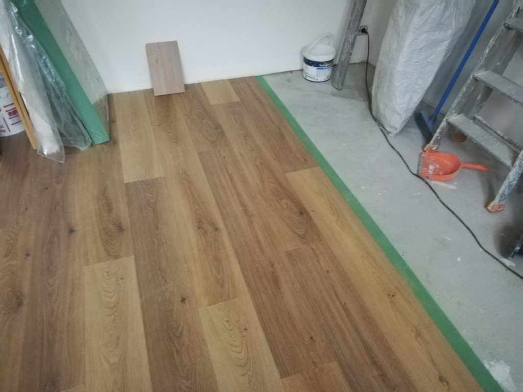 pose de parquet flottant