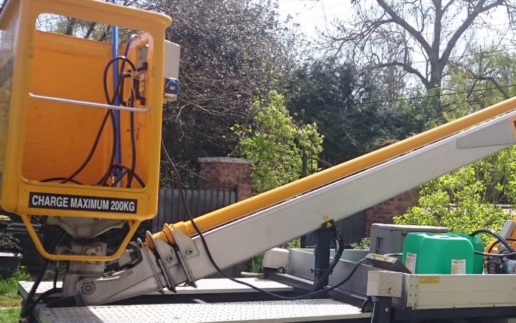 Nacelle avec pulvérisateur