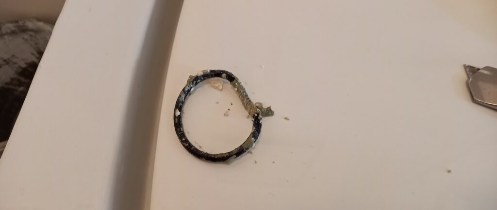 Joint torique endommagé