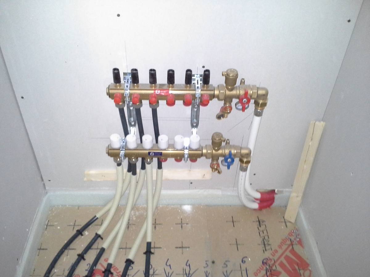 Nourrices de plancher chauffant