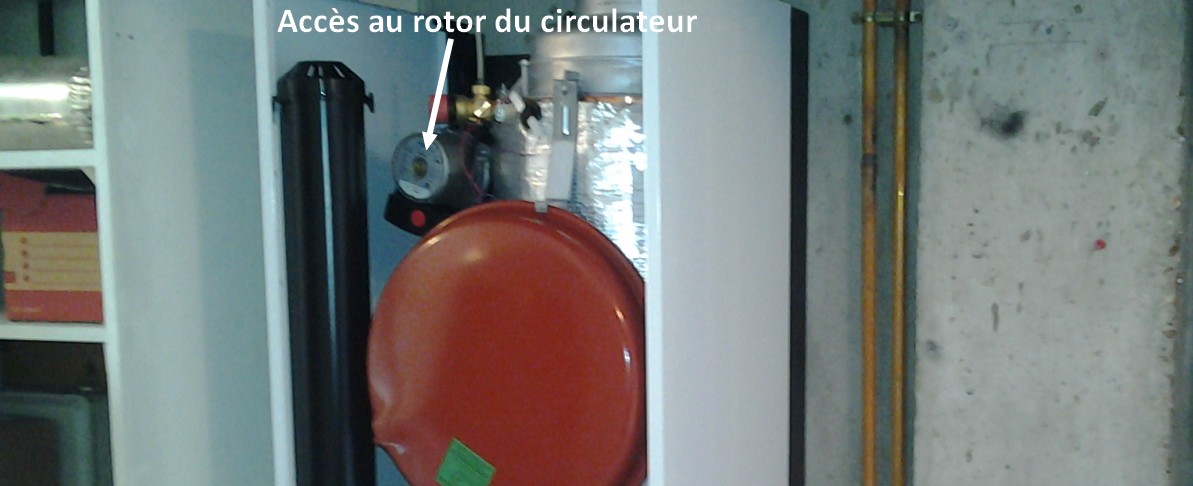 Accès au rotor