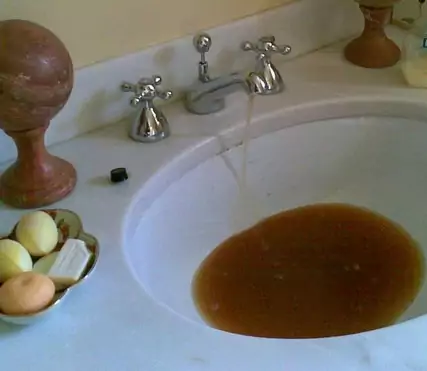 Eau rouillé