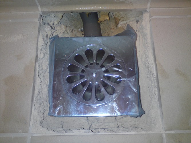 pose définitive du siphon