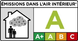 Etiquette emission des COV