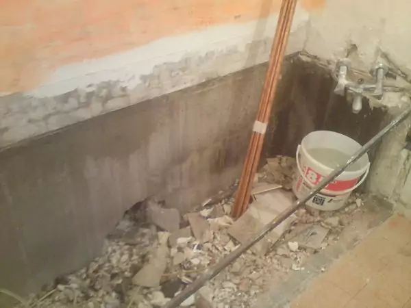 Démolition de salle de bains