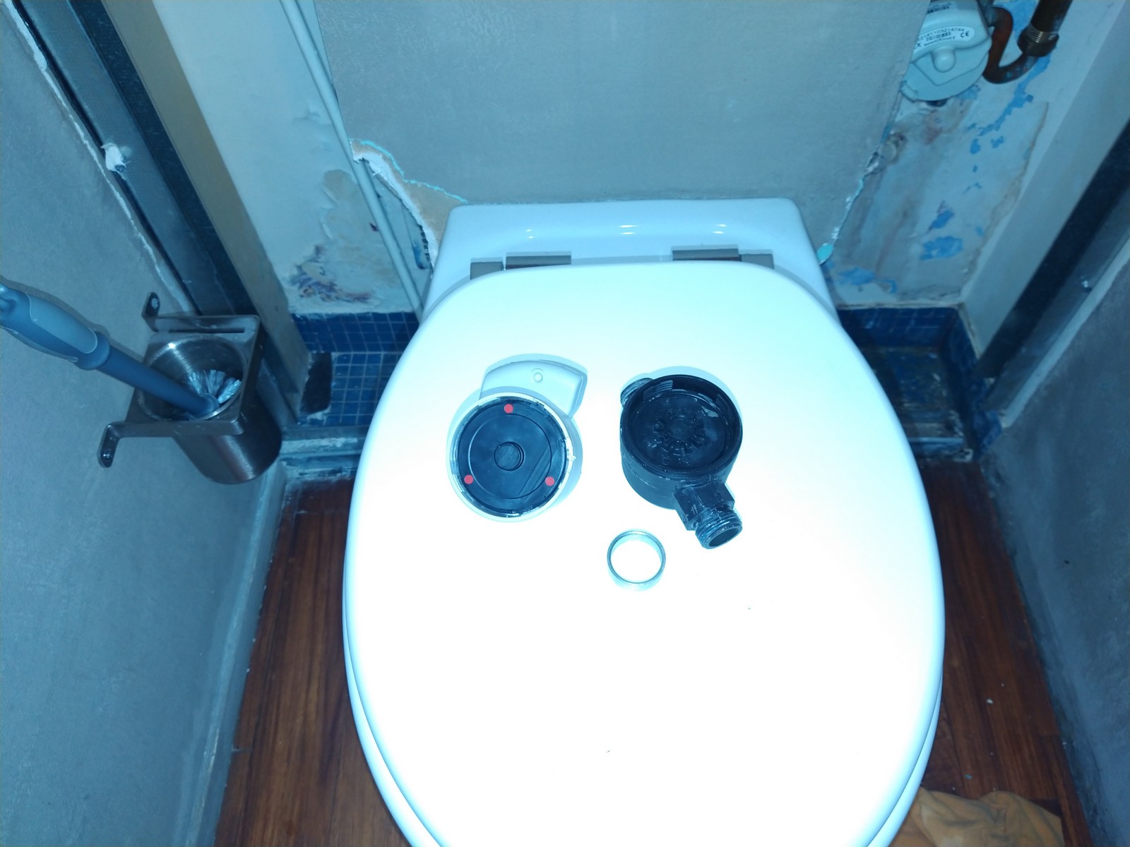 Compteur d'eau cassé