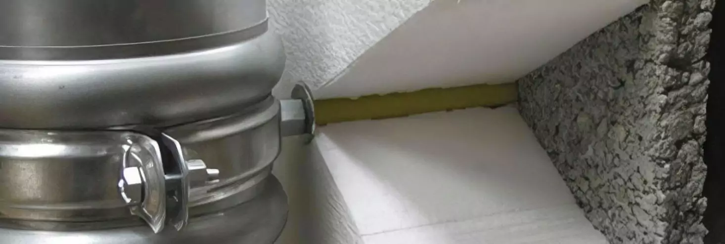 Fixation pour descentes sur ITE